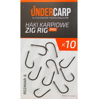 Haczyki Karpiowe Haki UNDERCARP ZIG RIG PRO 6 10x