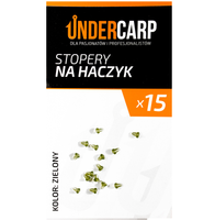 Stopery Na Haczyk UNDERCARP Zielone Ronnie Rig x15
