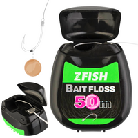 Bait Floss Nić Do Wiązania Zakładania Przynęt Kulek Pelletów ZFISH 50m