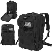 Plecak militarny policyjny duży 38L XL HQ czarny