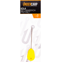 Igła bez zapadki do twardych przynęt kulek proteinowych pelletu Undercarp