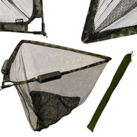 Podbierak Karpiowy z Pływakami Kosz Siatka Metalowy Trójnik NGT Camo 42''