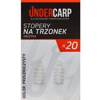 Stopery Na Trzonek Haczyka UNDERCARP Przezroczyste