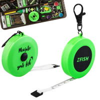 Miarka Wędkarska 150cm Miernik Automatyczna Karabińczyk ZFISH Measure