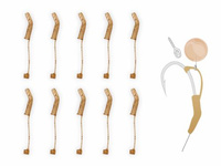 pozycjoner D-Rig Kickers zfish pro brązowy camo 10sztuk